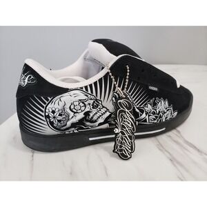 NEW NO BOX Osiris Serve x Maxx 242 Prayer Skull Hands‎ Skateboarding Shoe y2k